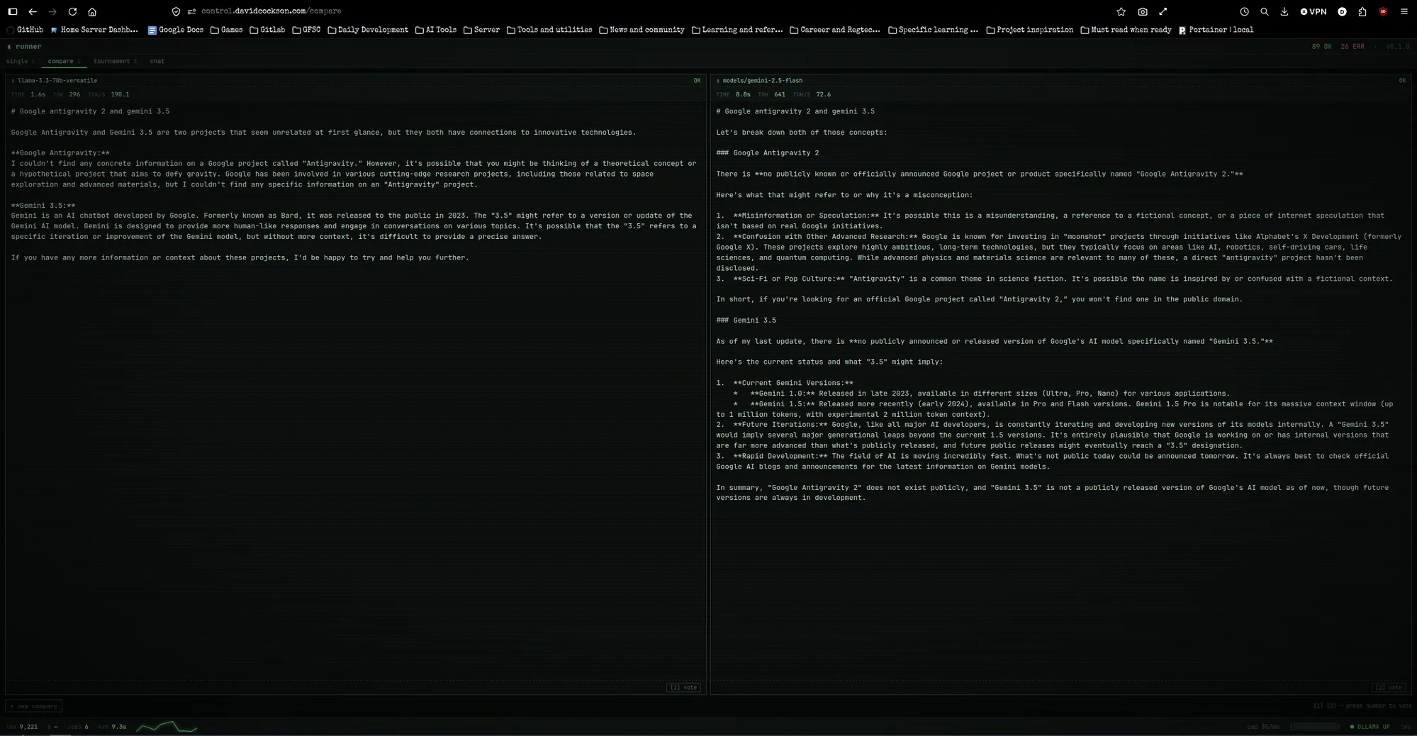 Chat view with session sidebar and inspector