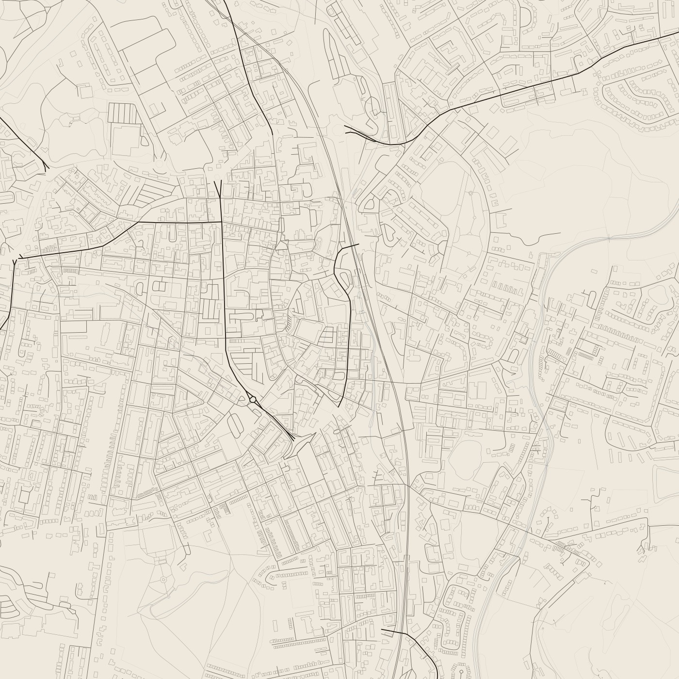 blackcat-paper — paper ground, outlined buildings, labels on  ·  --no-labels